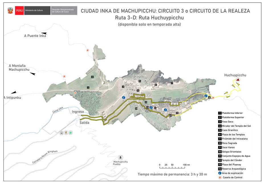 Circuito Machu Picchu 3-D: Ruta Huchuy Picchu